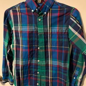 Boys plaid dress shirt